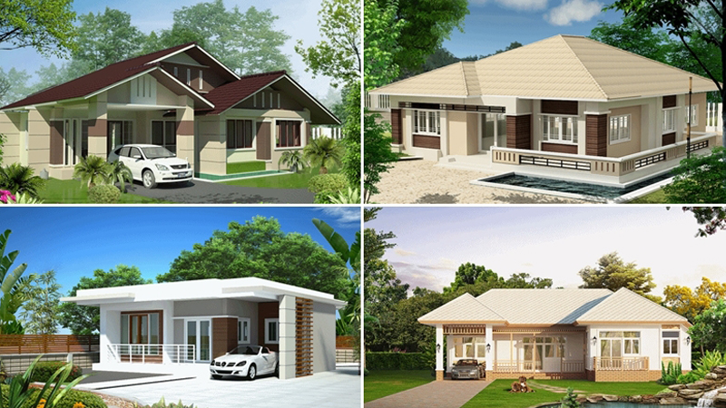 แบบบ้านชั้นเดียว 3 ห้องนอน 2 ห้องน้ำ แบบบ้านชั้นเดียว 3 ห้องนอน 2 ห้องน้ำ