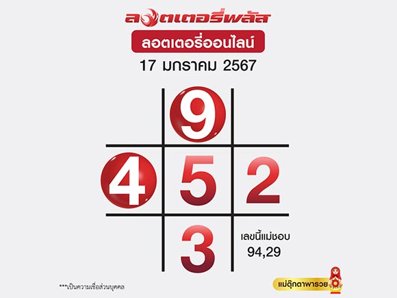 เลขเด็ดงวดนี้ แม่ตุ๊กตาพารวย