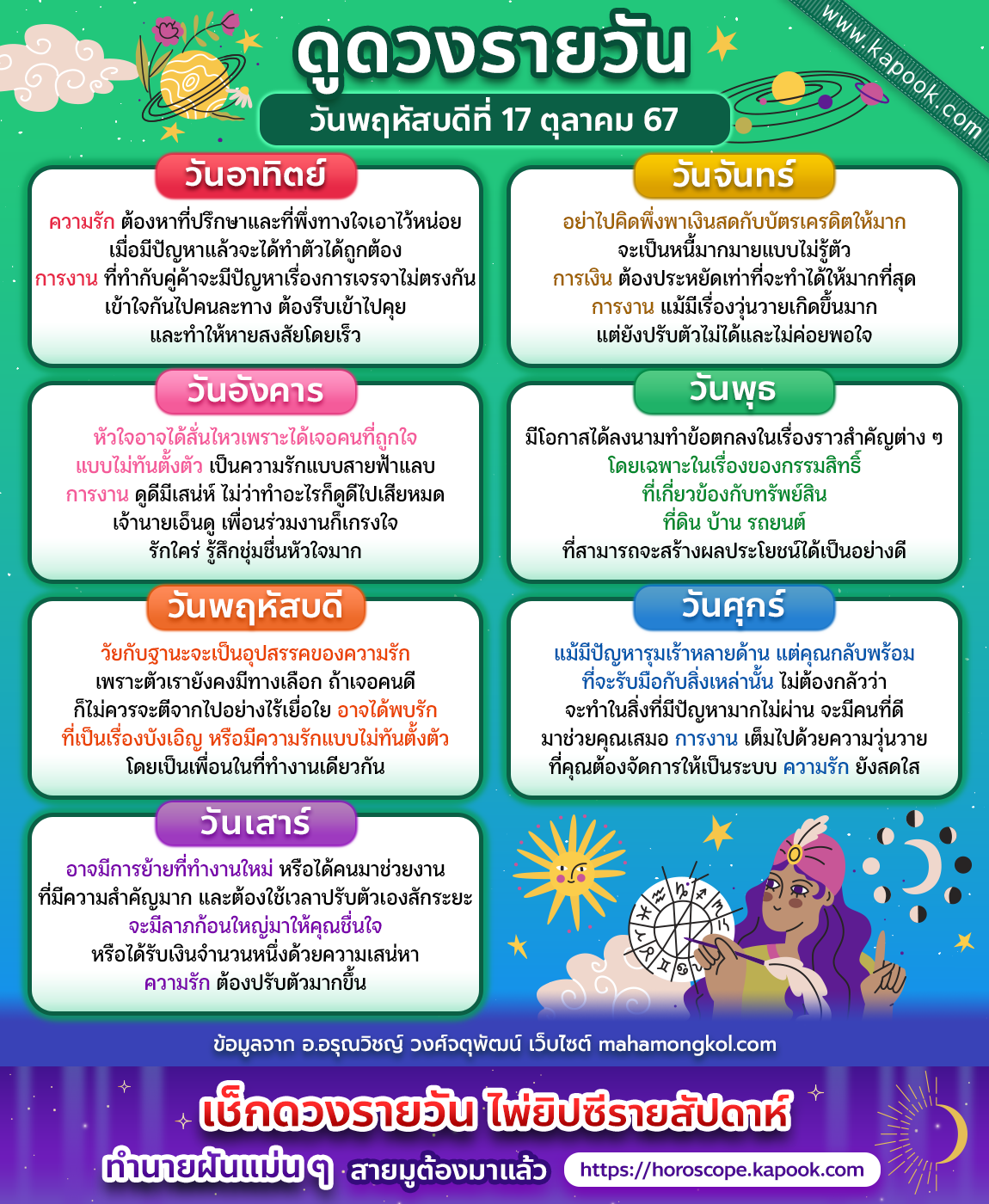 ดูดวงรายวัน ดูดวงรายวัน