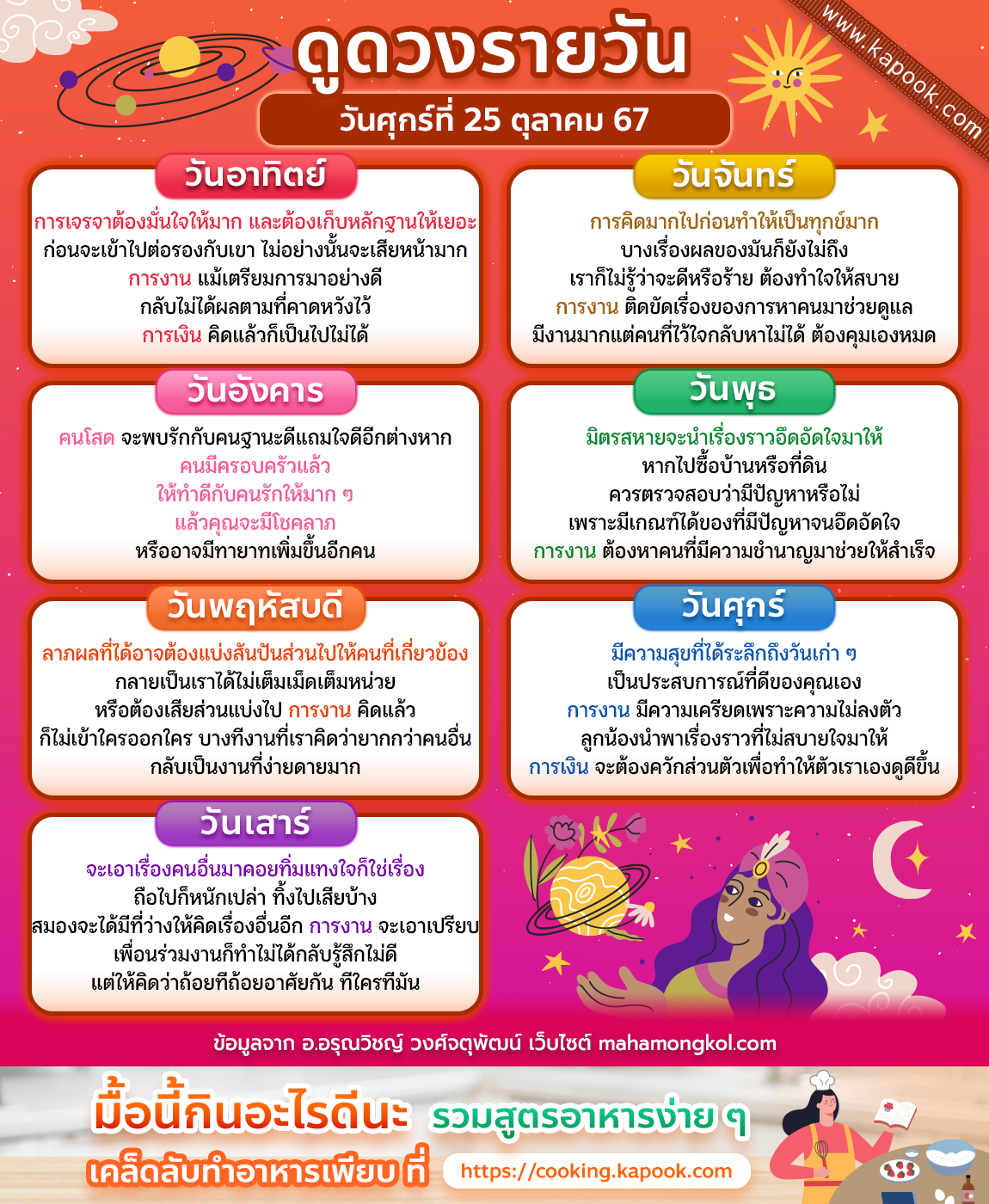 ดูดวงรายวัน ดูดวงรายวัน