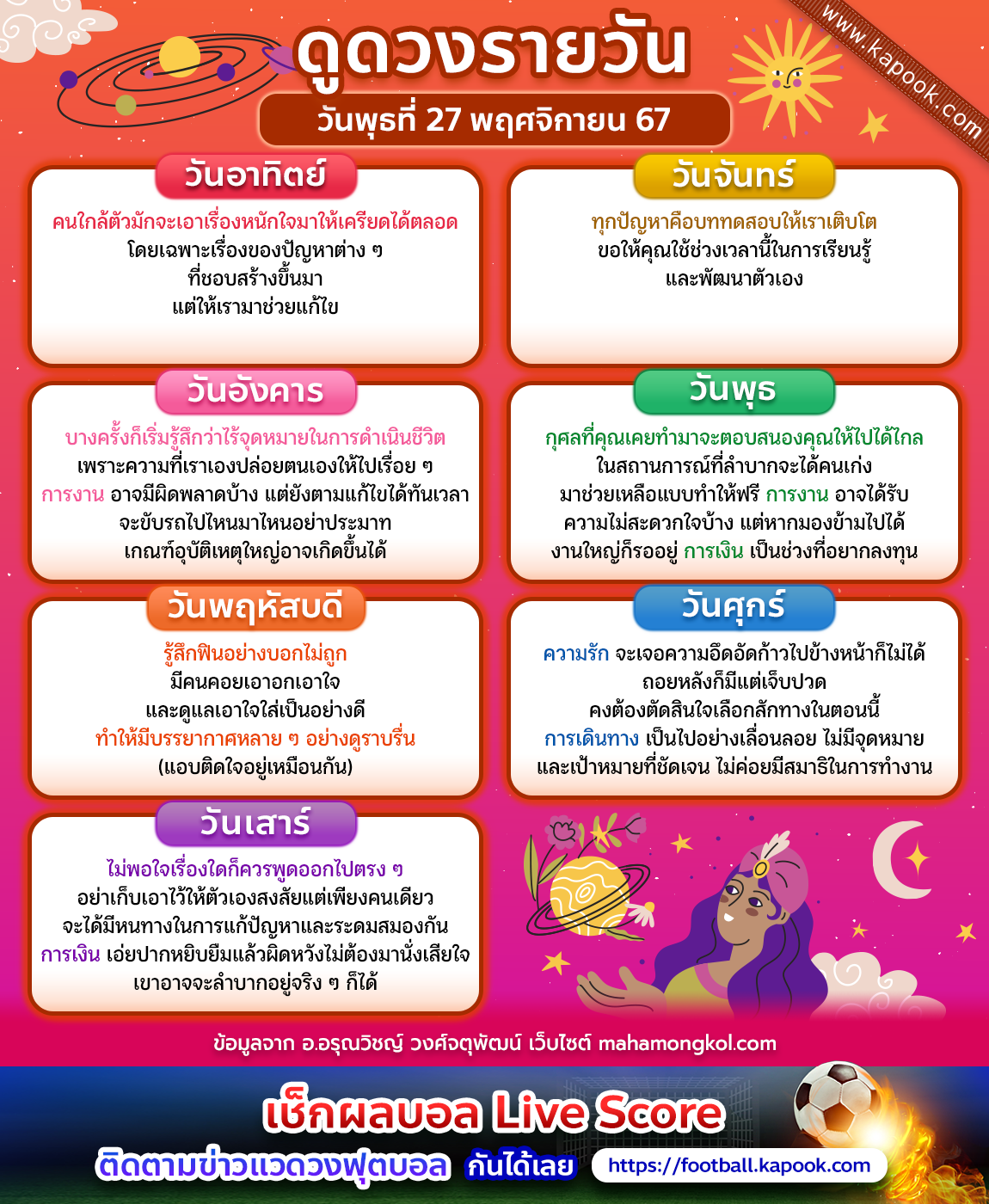 ดูดวงรายวัน ดูดวงรายวัน