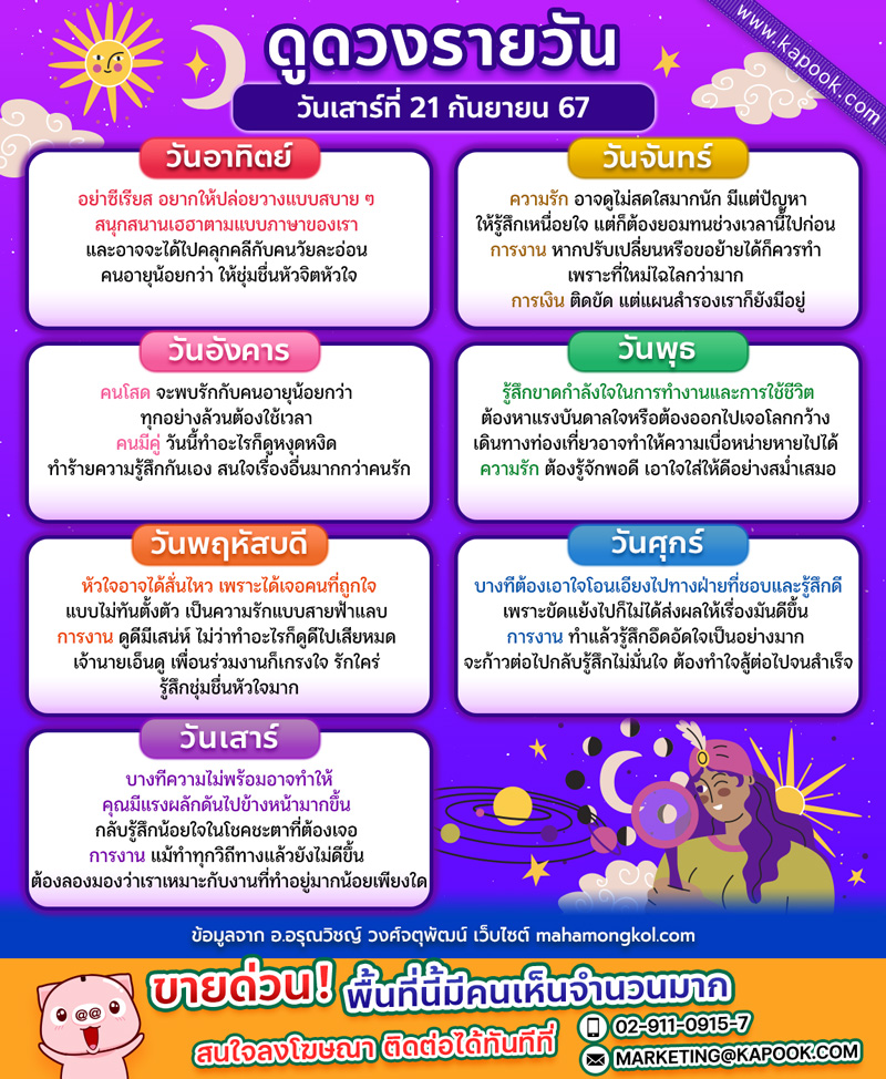 ดูดวงรายวัน ดูดวงรายวัน
