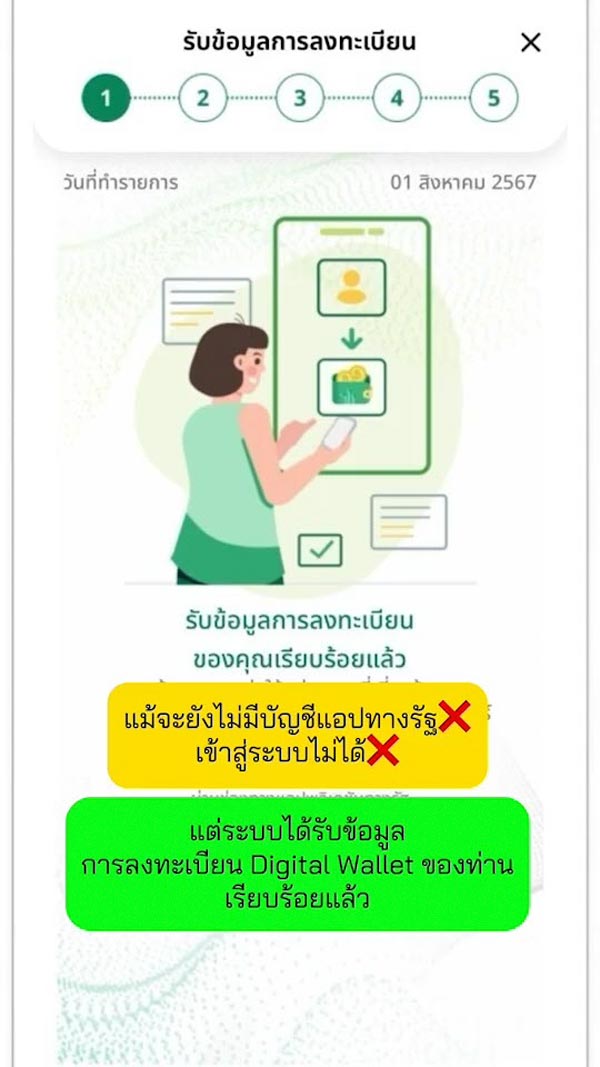 ทางรัฐ แอปฯ ลงทะเบียนดิจิทัลวอลเล็ต ทางรัฐ แอปฯ ลงทะเบียนดิจิทัลวอลเล็ต