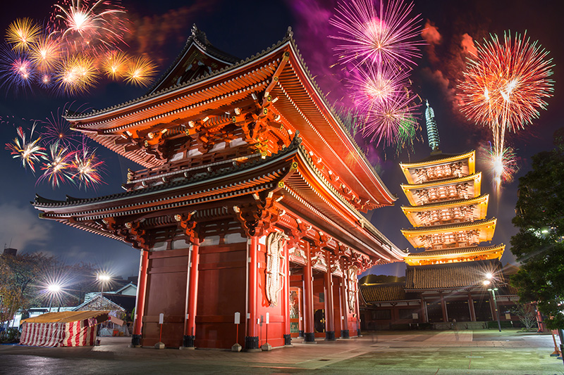 สถานที่เคานต์ดาวน์ต่างประเทศ โตเกียว ประเทศญี่ปุ่น