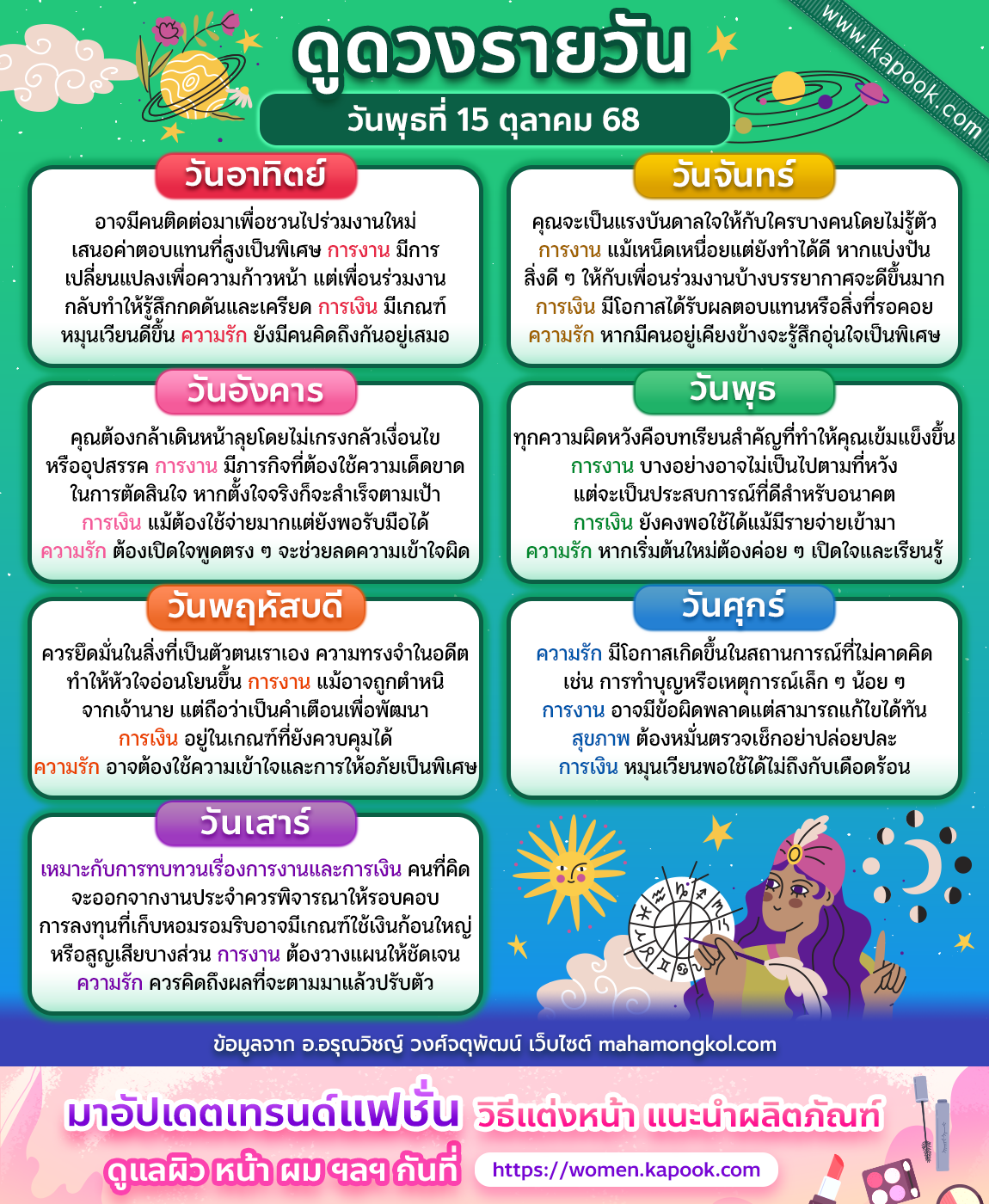 ดูดวงรายวัน ดูดวงรายวัน
