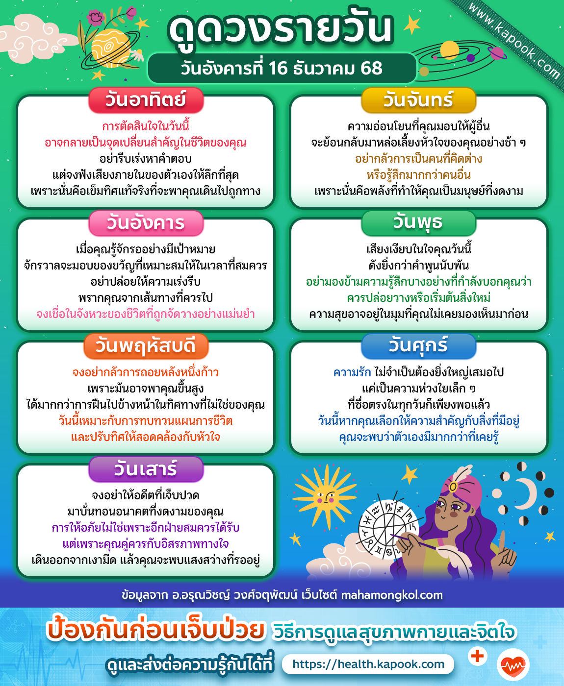 ดูดวงรายวัน ดูดวงรายวัน