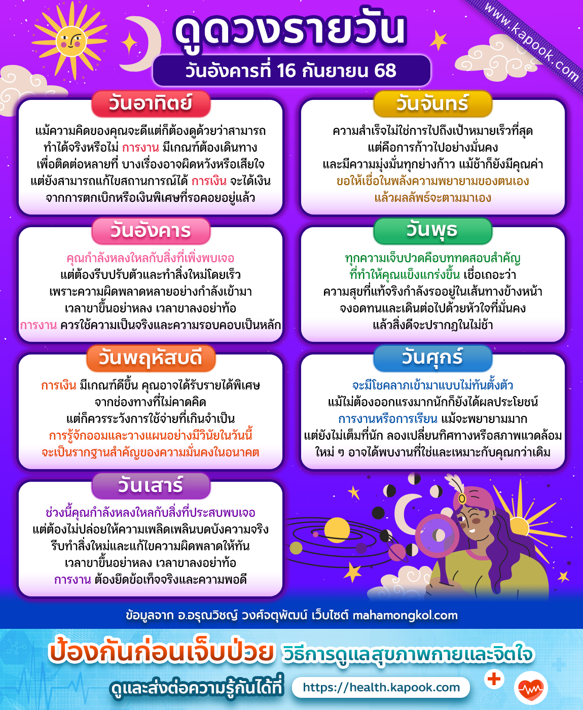 ดูดวงรายวัน ดูดวงรายวัน