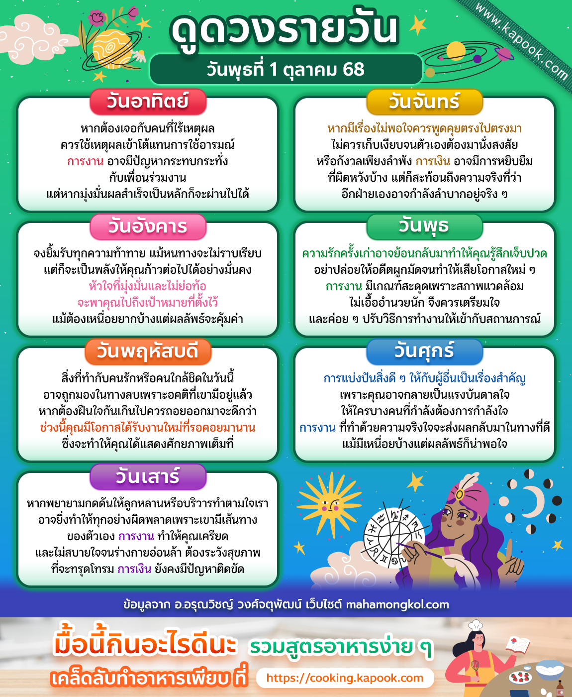 ดูดวงรายวัน ดูดวงรายวัน