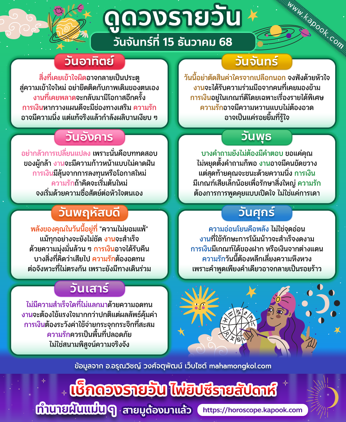 ดูดวงรายวัน ดูดวงรายวัน