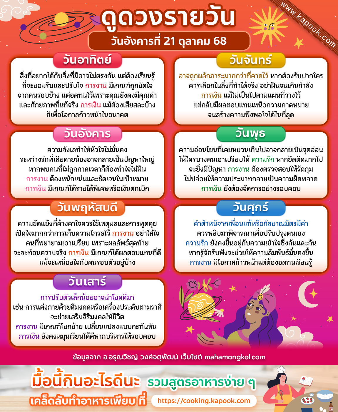 ดูดวงรายวัน ดูดวงรายวัน