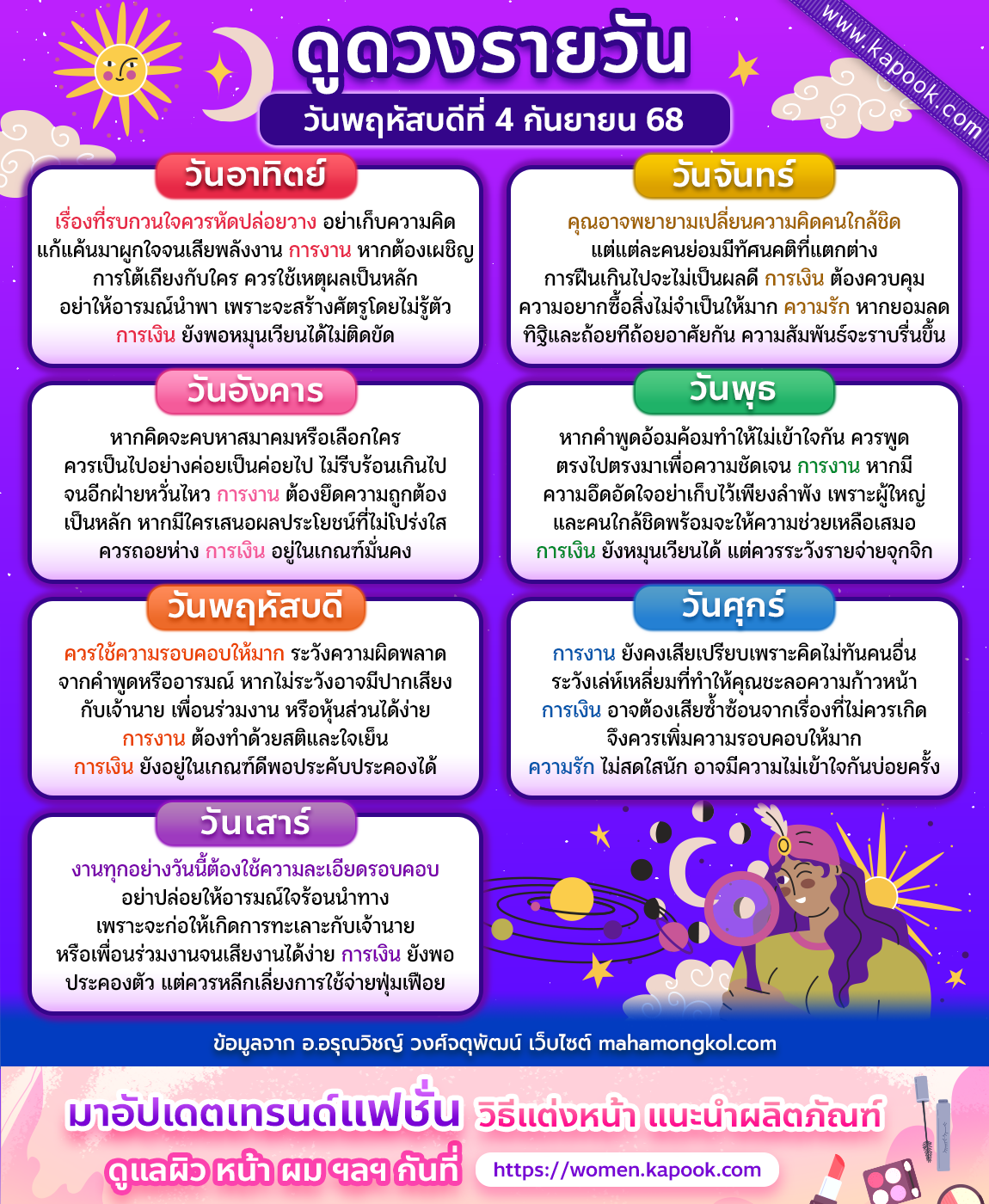 ดูดวงรายวัน ดูดวงรายวัน