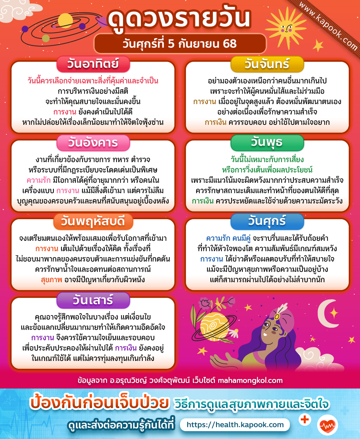 ดูดวงรายวัน ดูดวงรายวัน