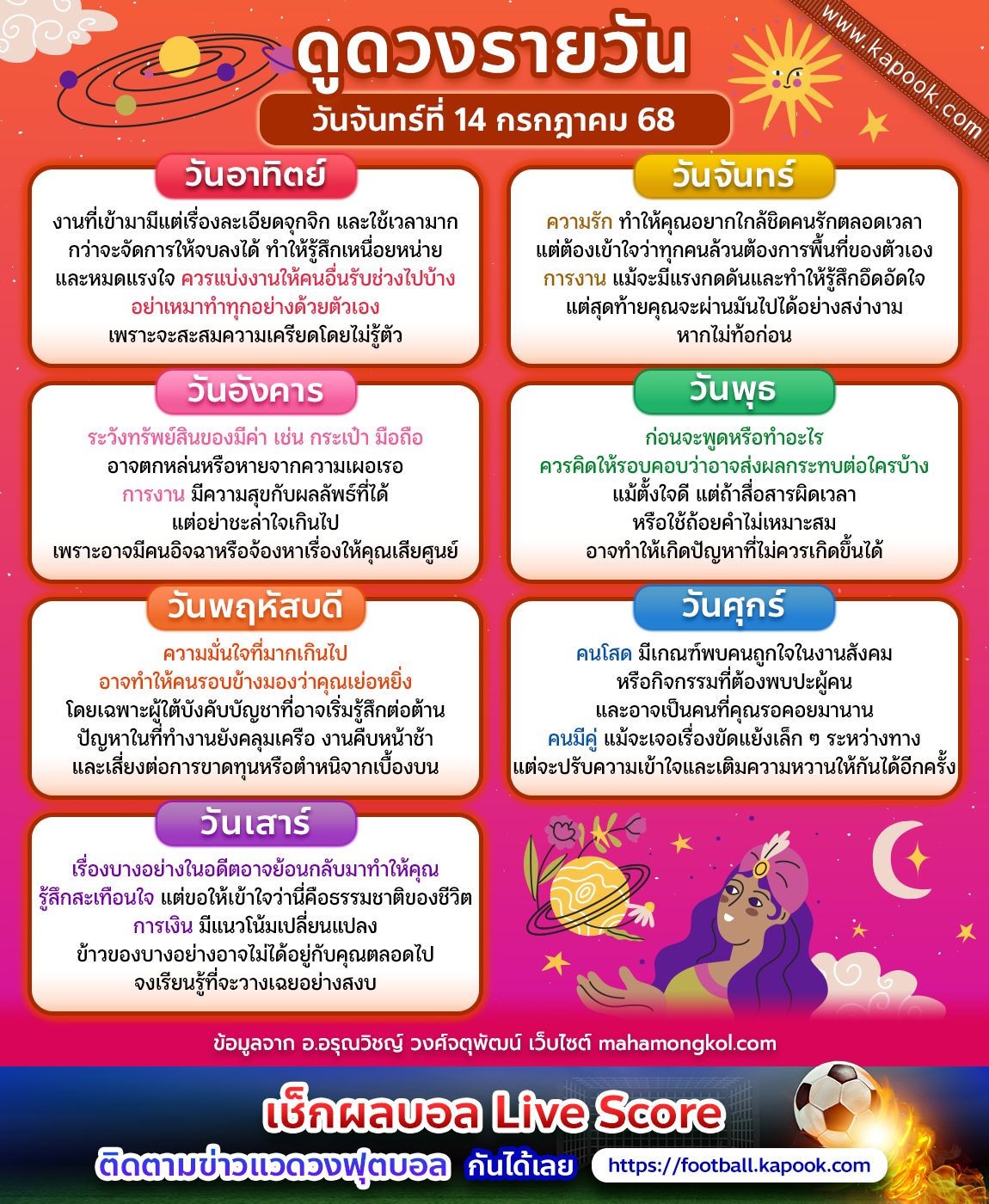 ดูดวงรายวัน ดูดวงรายวัน