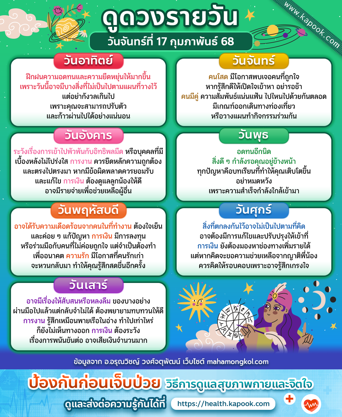 ดูดวงรายวัน ดูดวงรายวัน