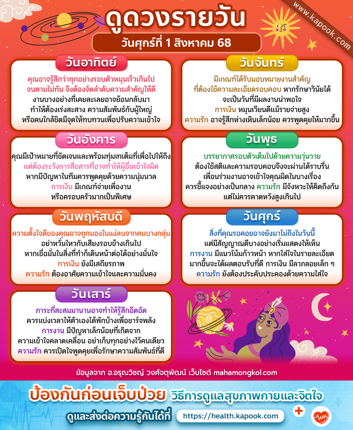 ดูดวงรายวัน ดูดวงรายวัน