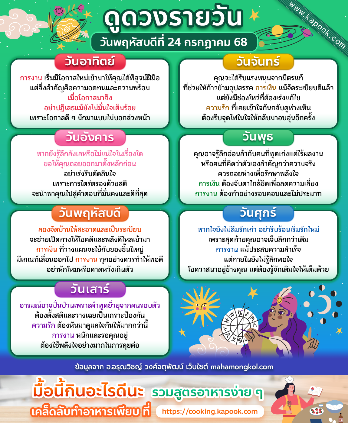 ดูดวงรายวัน ดูดวงรายวัน