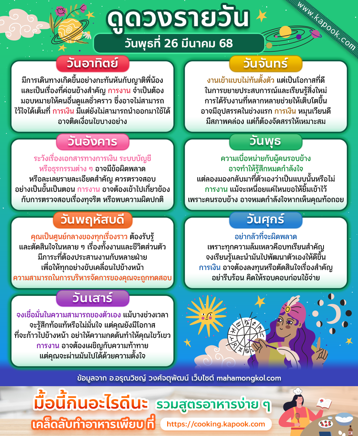 ดูดวงรายวัน ดูดวงรายวัน