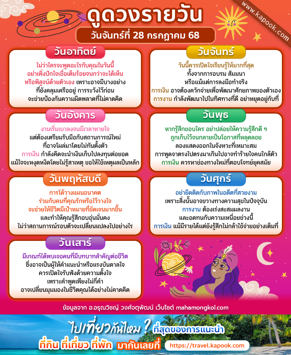 ดูดวงรายวัน ดูดวงรายวัน