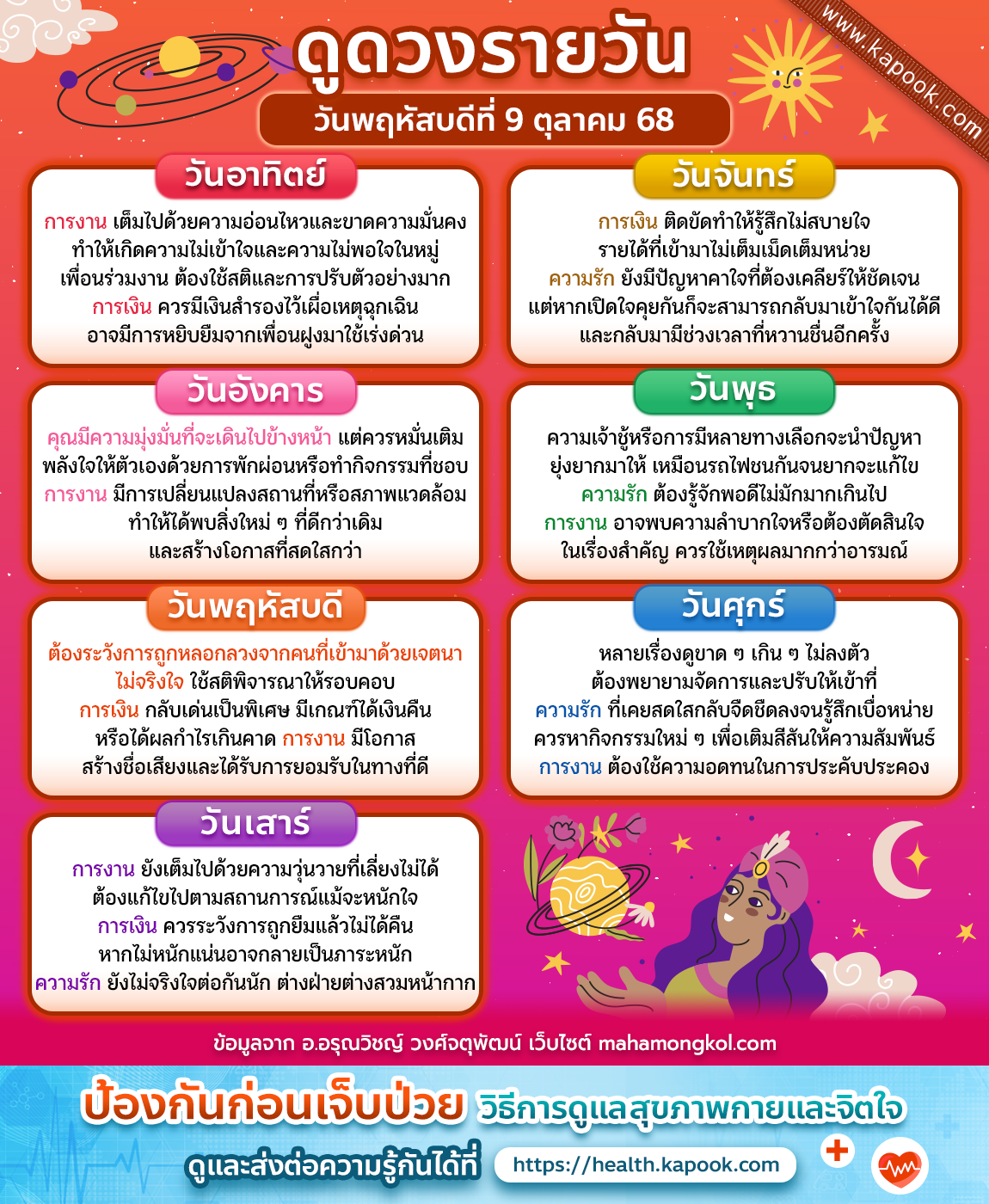 ดูดวงรายวัน ดูดวงรายวัน