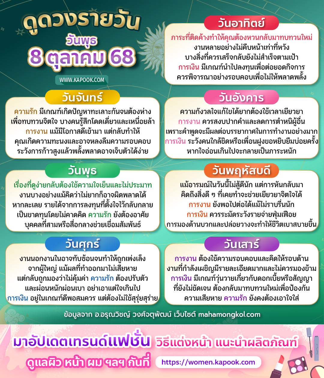 ดูดวงรายวัน ดูดวงรายวัน