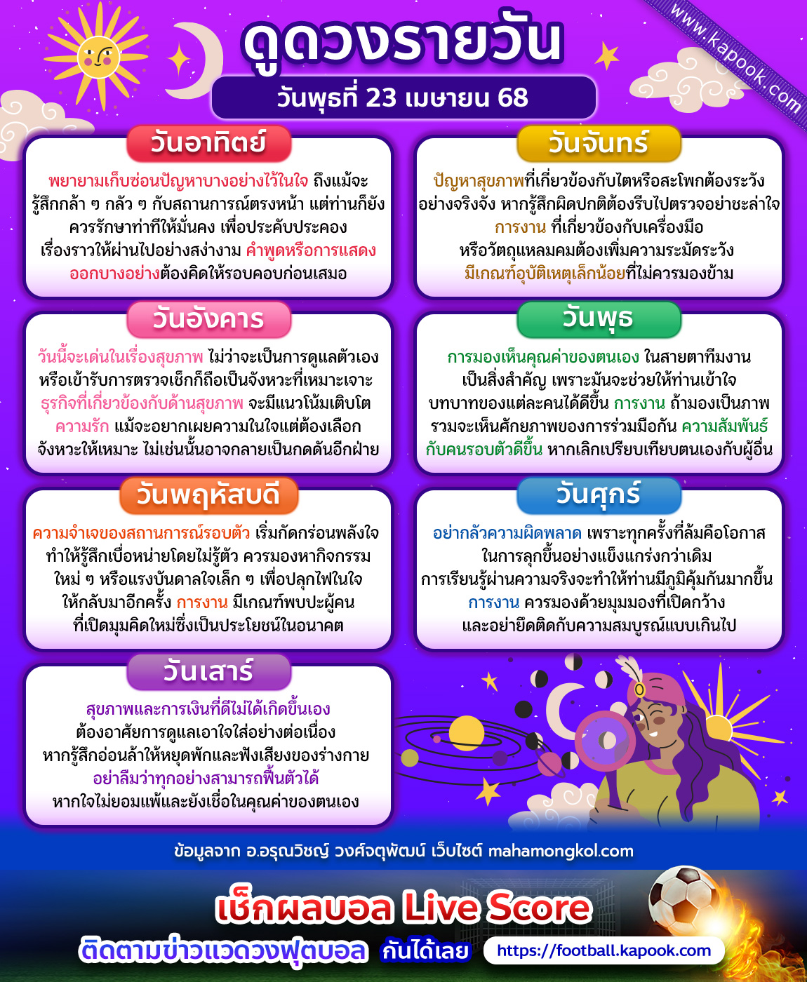 ดูดวงรายวัน ดูดวงรายวัน