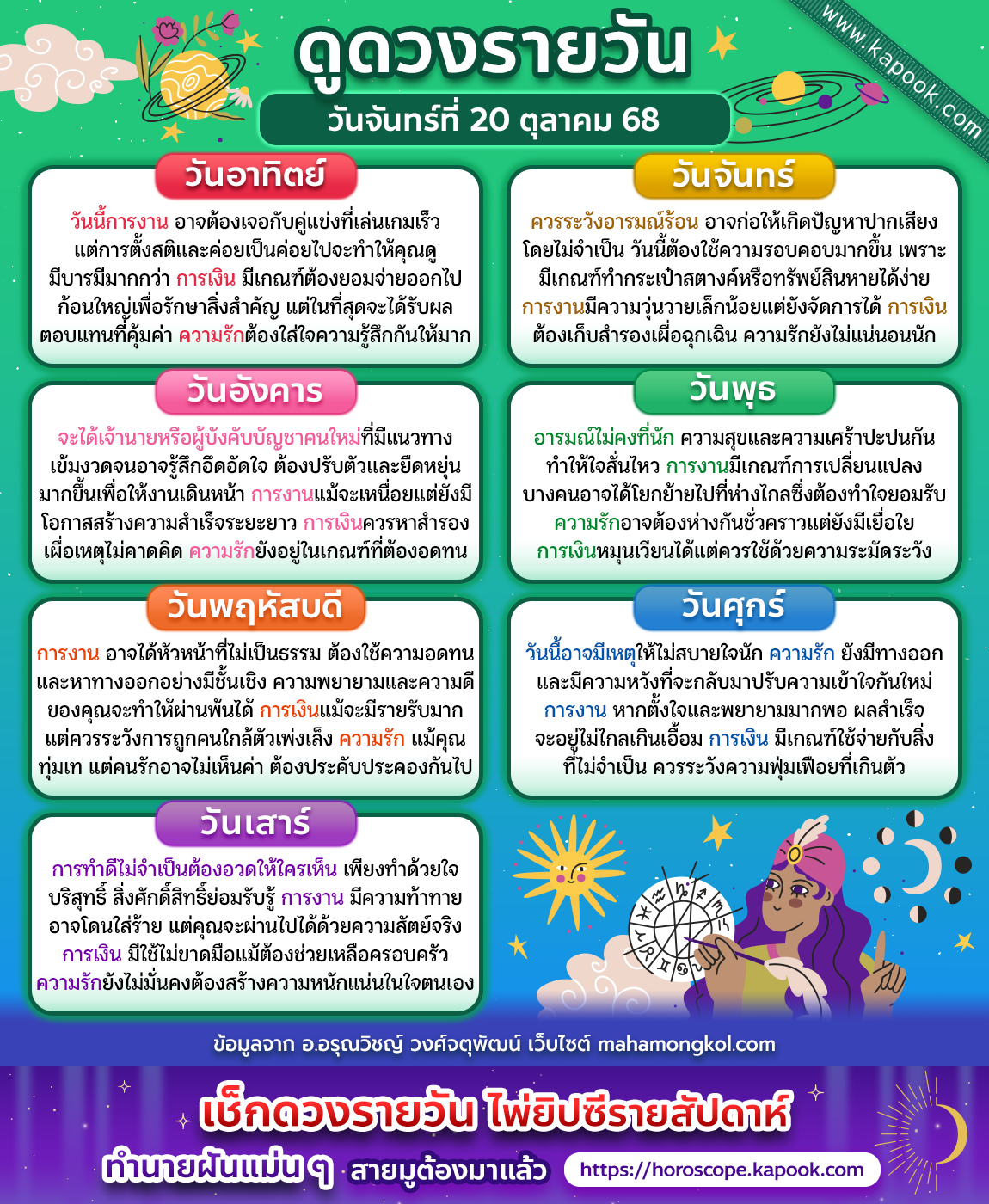 ดูดวงรายวัน ดูดวงรายวัน