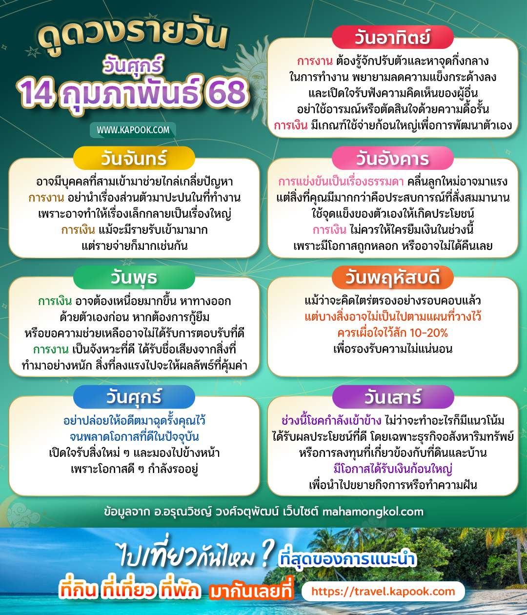 ดูดวงรายวัน ดูดวงรายวัน