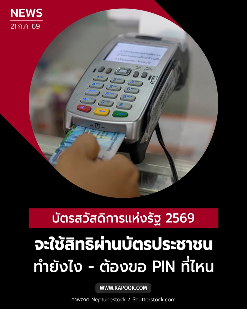 บัตรสวัสดิการแห่งรัฐ 2569 บัตรสวัสดิการแห่งรัฐ 2569