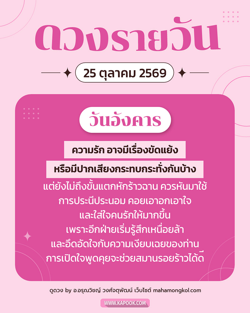 ดูดวงรายวัน ดูดวงรายวัน