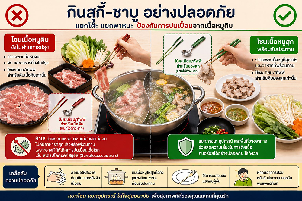 ติดเชื้อไข้หูดับ แม้ไม่กินหมูดิบ ชี้ต้นเหตุจากสิ่งที่คนมองข้าม ติดเชื้อไข้หูดับ แม้ไม่กินหมูดิบ ชี้ต้นเหตุจากสิ่งที่คนมองข้าม