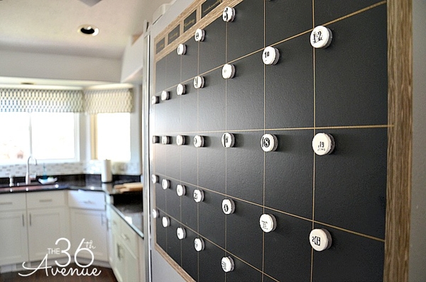 DIY ปฏิทินแม่เหล็กติดตู้เย็น ของแต่งบ้านรับปีใหม่ DIY ปฏิทินแม่เหล็กติดตู้เย็น ของแต่งบ้านรับปีใหม่