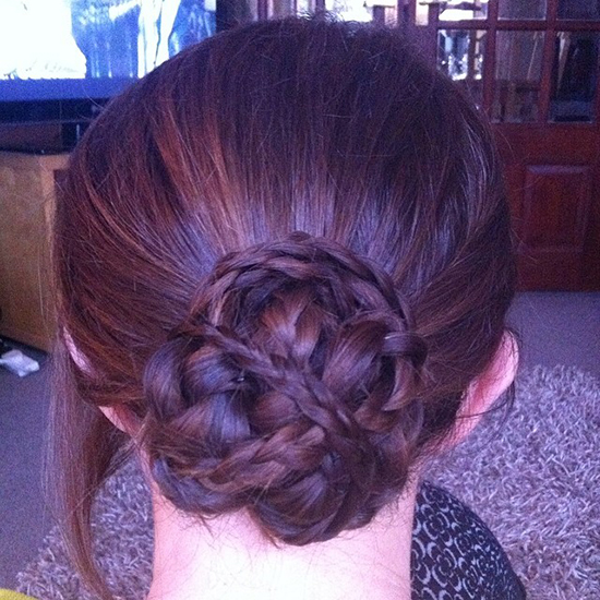 ผมเกล้ามวยเปีย ผมเกล้ามวยเปีย