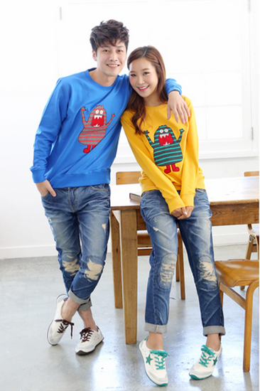 เสื้อกันหนาวคู่ เสื้อกันหนาวคู่