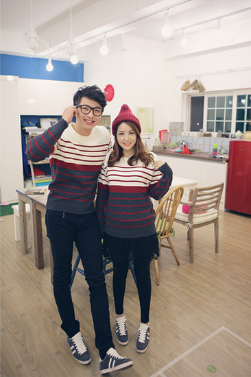 เสื้อกันหนาวคู่ เสื้อกันหนาวคู่