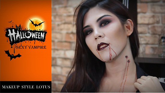 แต่งหน้าฮาโลวีน แต่งหน้าฮาโลวีน