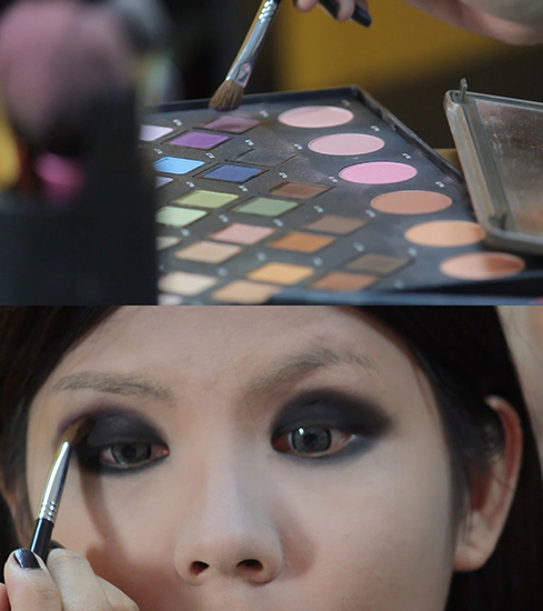 แต่งหน้าฮาโลวีน แต่งหน้าฮาโลวีน