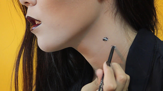 แต่งหน้าฮาโลวีน แต่งหน้าฮาโลวีน