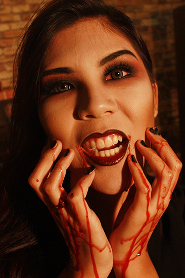 แต่งหน้าฮาโลวีน แต่งหน้าฮาโลวีน