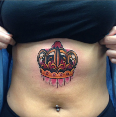 ลายสักหน้าท้อง ลายสักหน้าท้อง