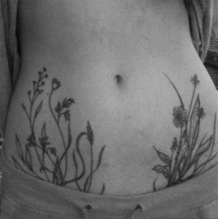 ลายสักหน้าท้อง ลายสักหน้าท้อง