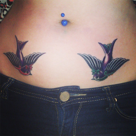 ลายสักหน้าท้อง ลายสักหน้าท้อง