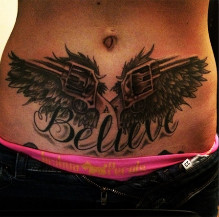 ลายสักหน้าท้อง ลายสักหน้าท้อง