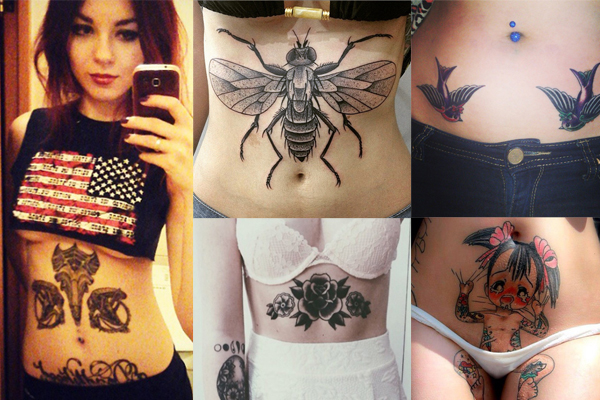 ลายสักหน้าท้อง ลายสักหน้าท้อง