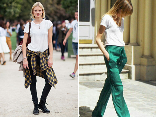 เสื้อยืดสีขาว เสื้อยืดสีขาว