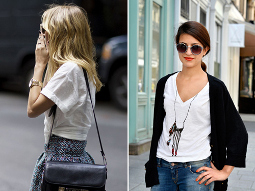 เสื้อยืดสีขาว เสื้อยืดสีขาว