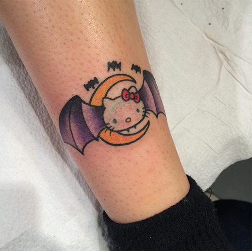 รอยสักเฮลโหลคิตตี้ รอยสักเฮลโหลคิตตี้