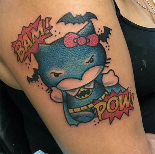 รอยสักเฮลโหลคิตตี้ รอยสักเฮลโหลคิตตี้