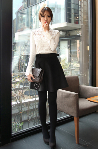 เสื้อลูกไม้สีขาว เสื้อลูกไม้สีขาว