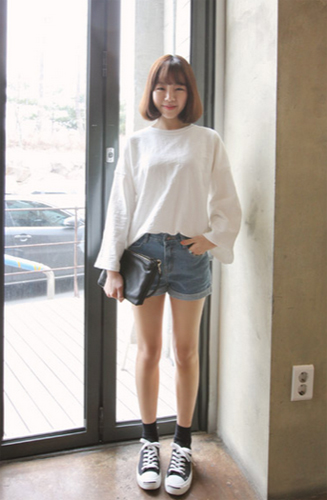 กางเกงยีนส์ขาสั้น กางเกงยีนส์ขาสั้น