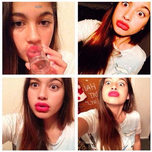 ทำปากอวบอิ่ม, ทำปากอวบอิ่ม,